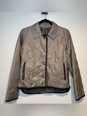 Coach Signature Jacquard quilted chore jacket